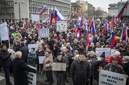 Protest upokojencev: stiske realne, zahteve malo manj