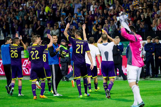 Maribor Maccabi 2014 | Maribor je pred devetimi leti v Evropi preskočil izraelsko oviro z imenom Maccabi Tel Aviv. | Foto Vid Ponikvar