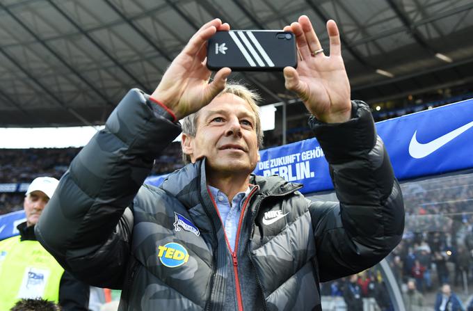 Berlinska Hertha, ki jo vodi Jürgen Klinsmann, želi pozimi močno okrepiti svoje vrste. | Foto: Reuters