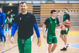 slovenska košarkarska reprezentanca trening