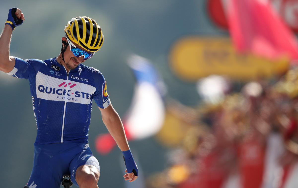 Julian Alaphilippe | Julian Alaphilippe je junak Valonske puščice. | Foto Reuters