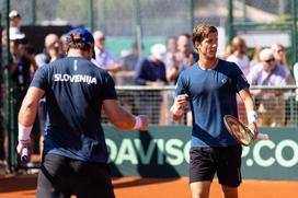 Davisov pokal Kavčič Bedene zadnja tekma