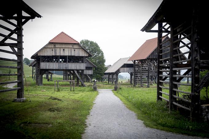 V muzeju je najstarejši Lukatov toplar z letnico 1795, kar ga uvršča med najstarejše ohranjene dvojne kozolce pri nas in na svetu. | Foto: Ana Kovač