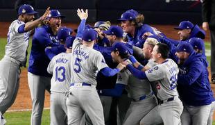 LA Dodgers po zmagi na 5. tekmi finala prvaki lige MLB