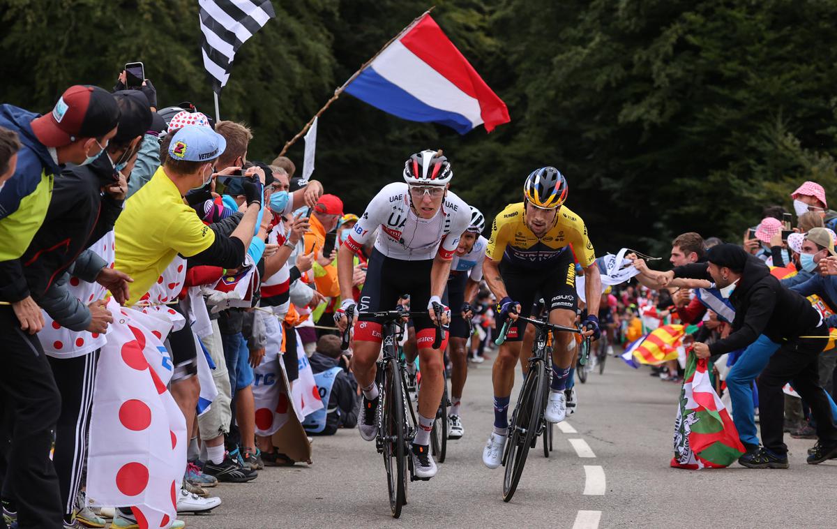 Roglič Pogačar | Foto Guliverimage/Getty Images