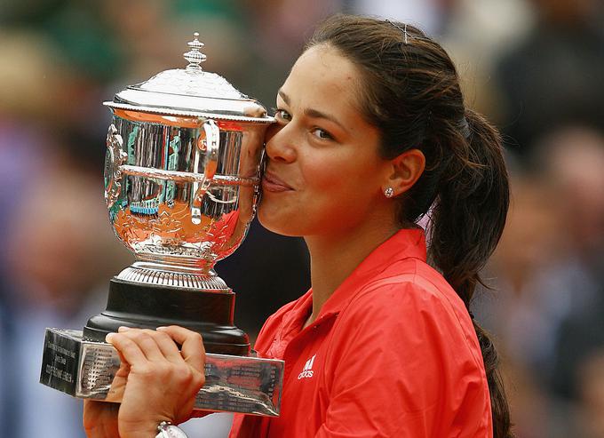 Največ ji pomeni zmaga na OP Francije, kar je tudi njena edina lovorika na turnirjih za grand slam. | Foto: Guliverimage/Getty Images