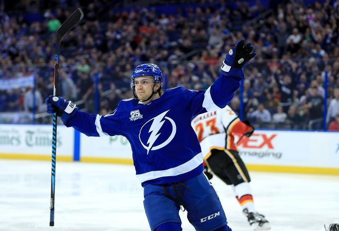 Brayden Point je dosegel edini gol za Tampo. | Foto: Getty Images