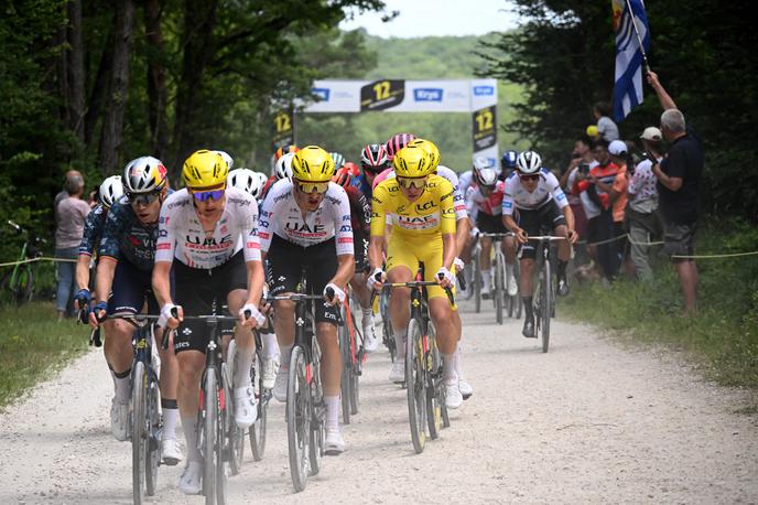 Tadej Pogačar, TDF 2024: 9. etapa | Tadej Pogačar je zanesljivo ubranil rumeno majico vodilnega. | Foto Reuters