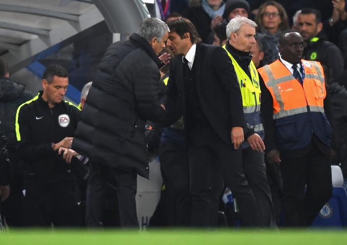 Mourinho je po zadnjem sodnikovem žvižgu Italijana učil olike. | Foto: Guliverimage/Getty Images