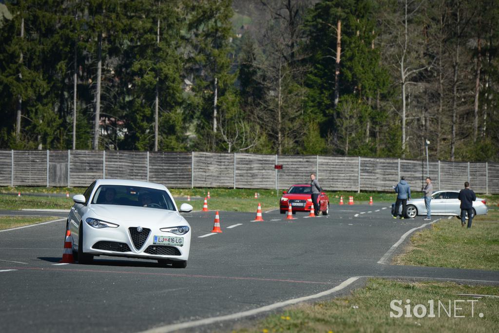 Poligon Vransko - PRIMA prestižna limuzina srednjega razreda: Audi A4, Alfa romeo giulia, BMW 3, Jaguar XE, Lexus IS300h, Mercedes-Benz C