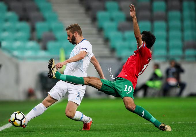 Nekdanji kapetan Domžalčanov je vknjižil 11. nastop za reprezentanco. | Foto: Morgan Kristan / Sportida