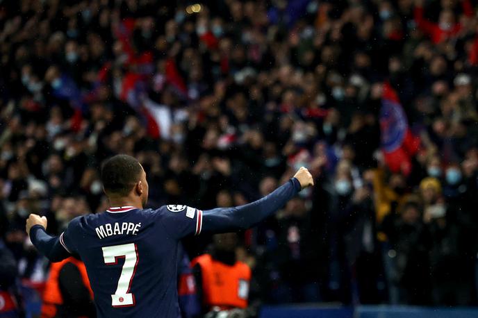 PSG Real Madrid | Kylian Mbappe je bil junak prve tekme osmine finala med PSG in Realom. | Foto Reuters