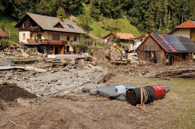 Poplave, Luče | Foto: Matic Prevc/STA