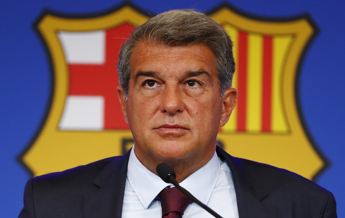 Joan Laporta | Joan Laporta je spregovoril o rdečih številkah Barcelone. Od januarja je dolg Barcelone po predsednikovih besedah narasel za 200 milijonov evrov. | Foto Guliverimage