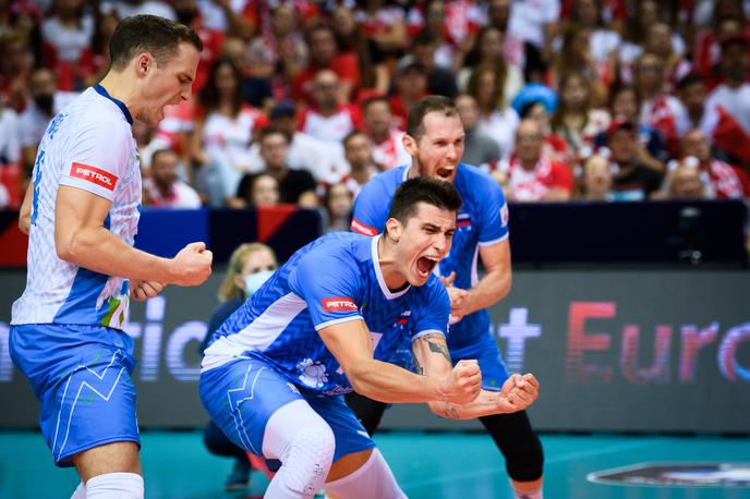 Slovenska odbojkarska reprezentanca | Slovenski odbojkarji se bodo danes v finalu proti Italiji borili za svoj prvi naslov evropskih prvakov. | Foto CEV