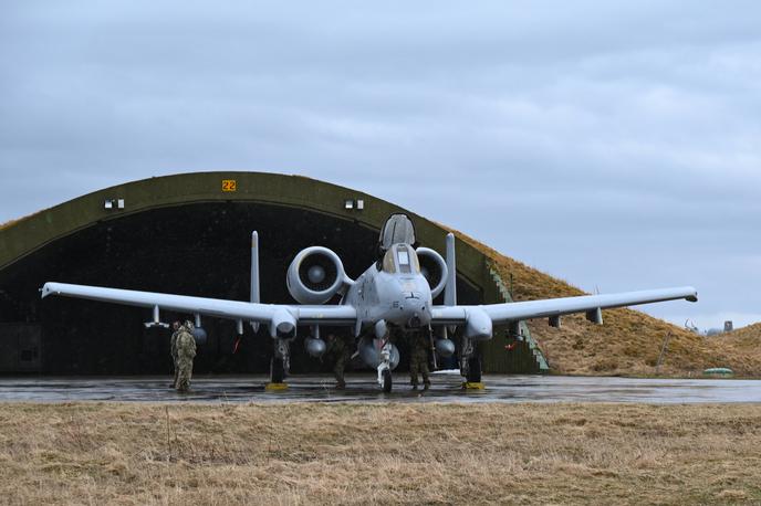 Letala A-10 na otoku Andøya | Ameriška letala A-10 v norveškem letalskem oporišču na otoku Andøya. | Foto Guliverimage