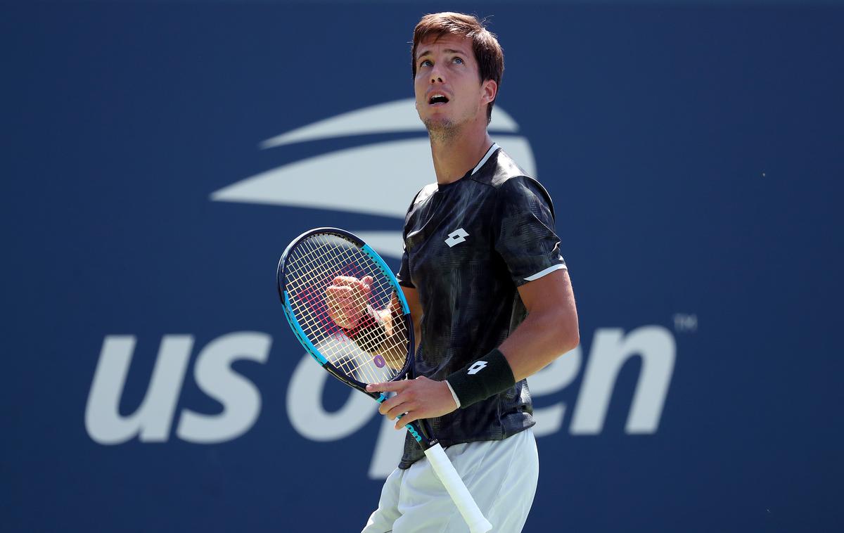 Aljaž Bedene | Aljaž Bedene je po štirih urah in velikem preobratu premagal Benoita Paireja in se prvič v karieri uvrstil v tretji krog OP ZDA. Tam ga čaka Aleksander Zverev. | Foto Getty Images