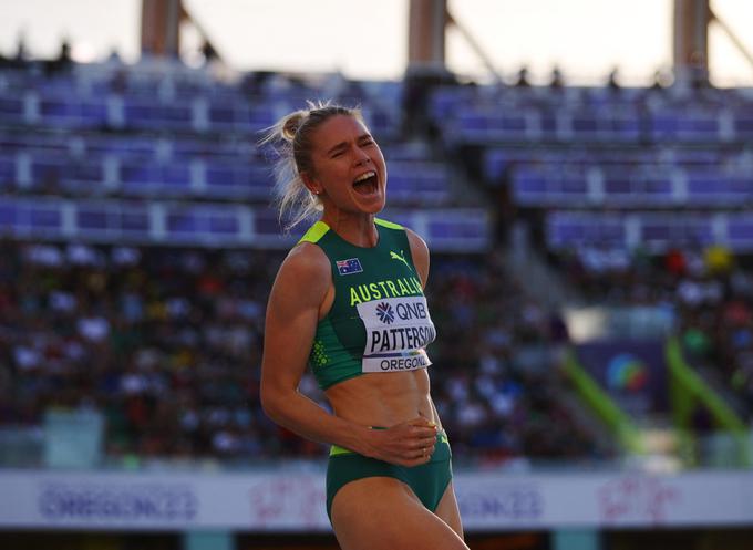 Eleanor Patterson je po napetem dvoboju slavila v skoku v višino. | Foto: Reuters