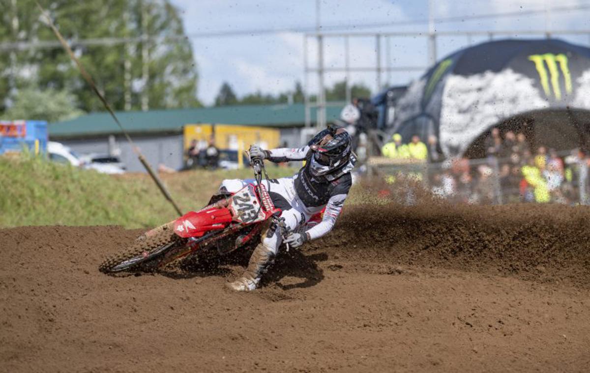 Tim Gajser Latvija Honda | Tim Gajser je v soboto dobil kvalifikacije, v nedeljo pa obe vožnji končal na drugem mestu. | Foto Honda Racing/ShotbyBavo