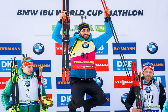 Prvo zmago na naši Pokljuki je slavil šele leta 2016, skupaj je bil na Rudnem polju najboljši trikrat. | Foto: Žiga Zupan/Sportida