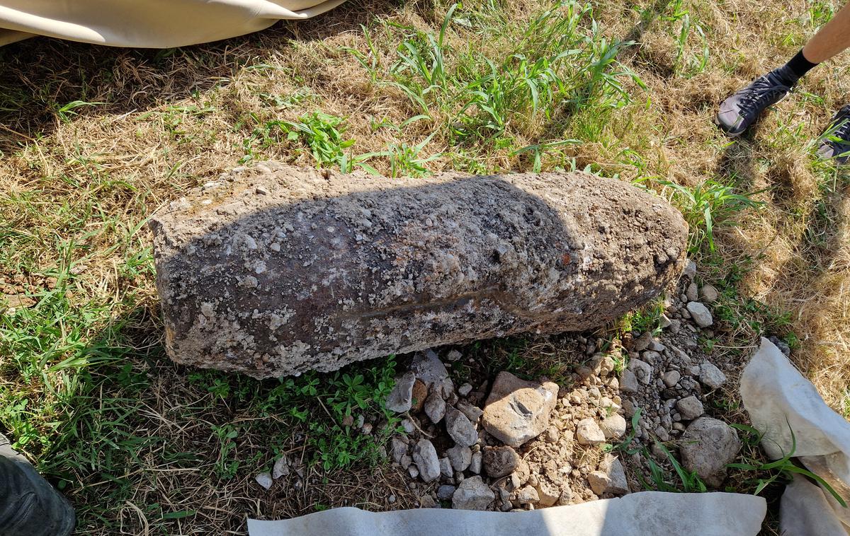 Letalska bomba | Neeksplodirana bomba v Novi Gorici | Foto Darko Zonjič