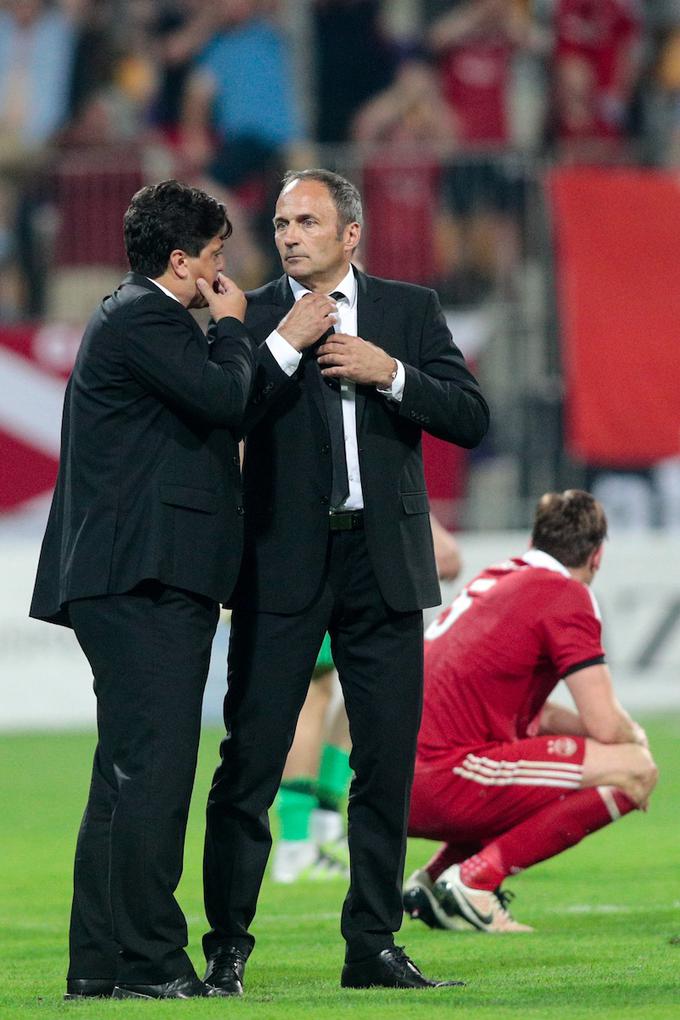 Zlatko Zahović in Darko Milanič sta bila pred davnimi leti njegova soigralca pri Partizanu. | Foto: Morgan Kristan/Sportida