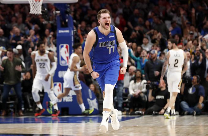 Luka Dončić, mladenič trojni dvojček | Foto: Reuters