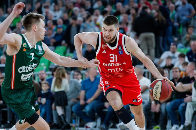 Cedevita Olimpija Crvena zvezda | Crvena zvezda je v nedeljo klonila proti Cedeviti Olimpiji. | Foto Filip Barbalić