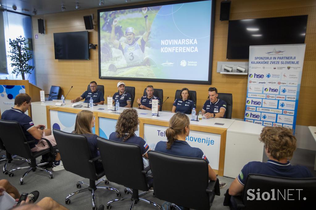 Tiskovna konferenva veslaške reprezentance. Veslanje