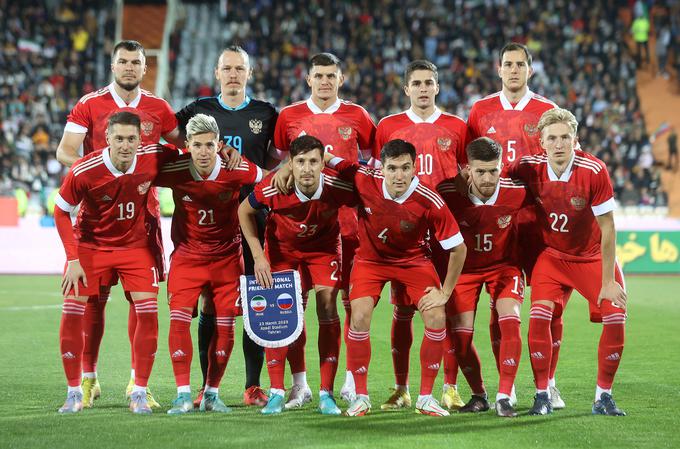 Rusija je v četrtek remizirala proti Iranu (1:1). | Foto: Reuters