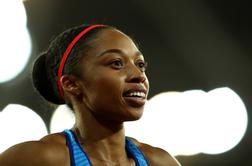 Šestkratna olimpijska zmagovalka Allyson Felix se je vrnila po 13 mesecih odsotnosti