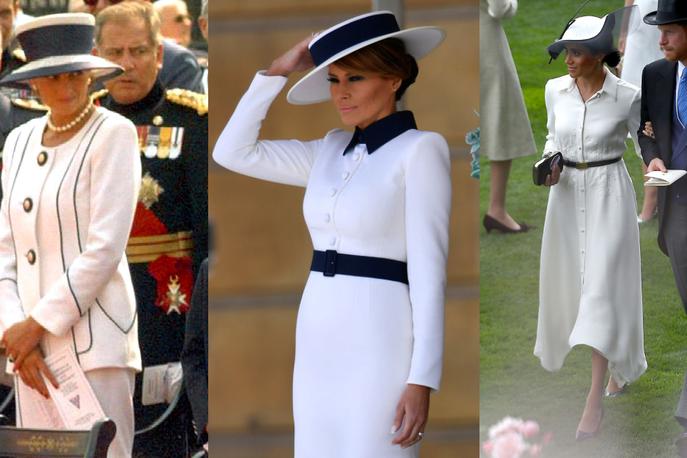 Melania Trump | Poklon Melanije princesi Diani in Meghan Markle | Foto Getty Images