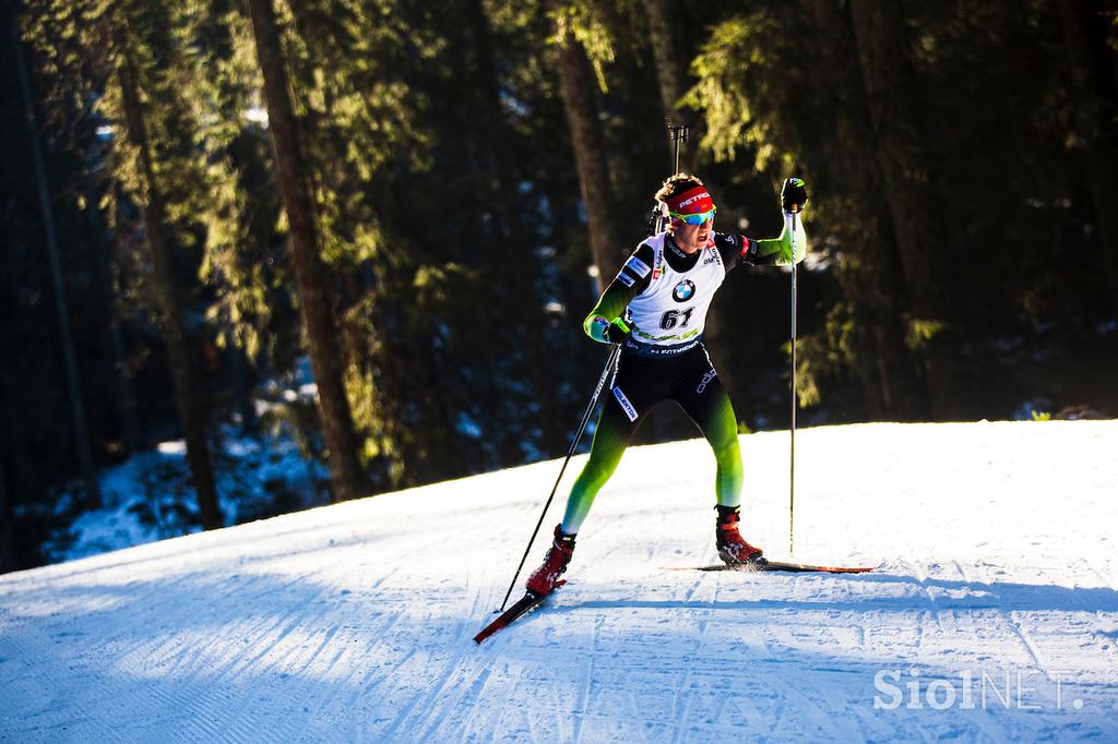 Pokljuka, 20 km, prvi dan