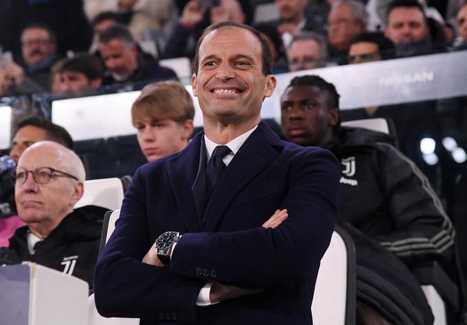 Massimilliano Allegri je bil lahko po tekmi zadovoljen. | Foto: Reuters