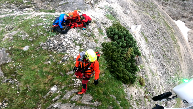 reševanje, gore, letalska policija, LPE GPU | Foto: Letalska policijska enota GPU