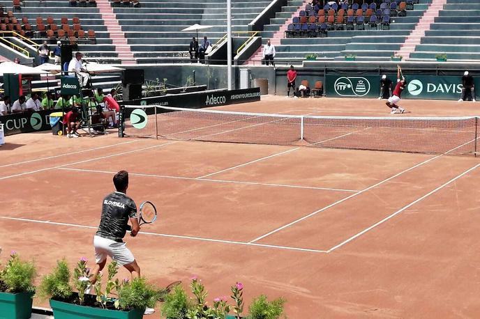 Aljaž Bedene | Aljaž Bedene je Sloveniji priskrbel prvo točko. | Foto Teniška zveza Slovenije