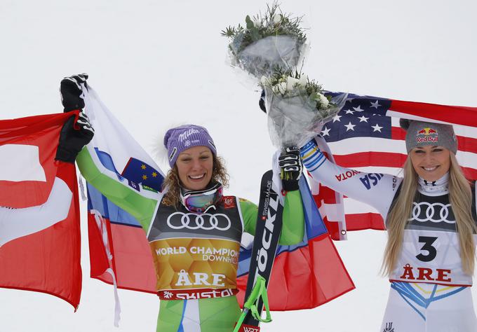 "Veliko pove o njej to, da se je po vsem tem znala zbrati in osvojiti medaljo. Nima zastonj 82 zmag v svetovnem pokalu. Ona in Aksel Lund Svindal sta pokazala, da sta šampiona. Ena najboljših, če ne celo najboljša smučarja do danes," je o Vonnovi dejal Dragšič. | Foto: Reuters