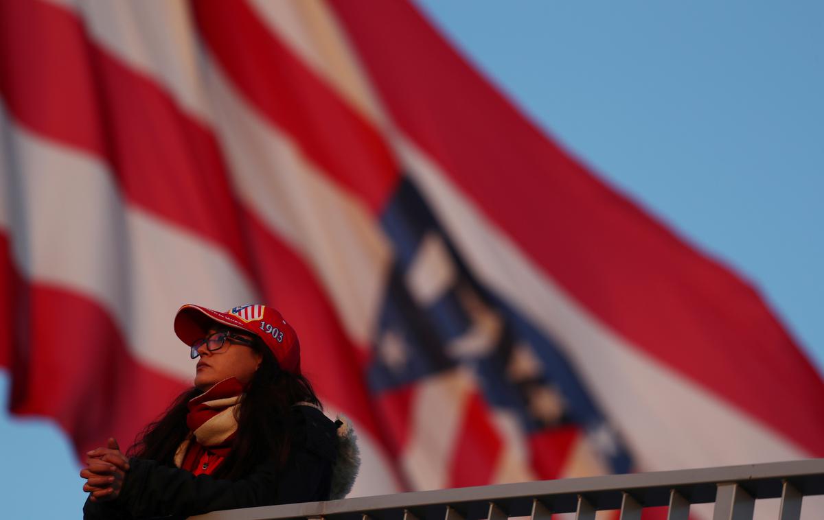 Atletico Madrid Girona | Girona je v sredo spravila v žalost na madridskemu štadionu okrog 45 tisoč navijačev Atletica. | Foto Reuters