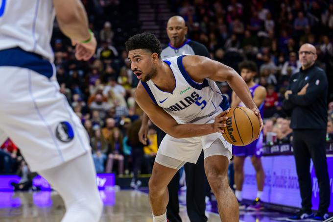 Quentin Grimes je ujel dobro formo in je med boljšimi posamezniki Dallasa na zadnjih tekmah. | Foto: Guliverimage