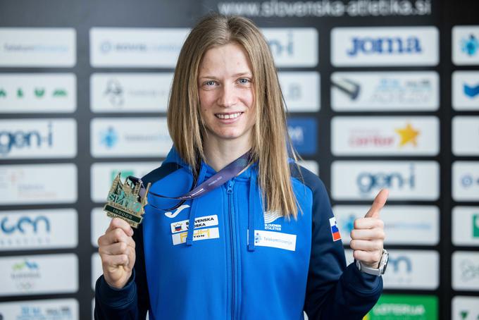 Tina Šutej vedno meri najvišje. | Foto: Vid Ponikvar/Sportida