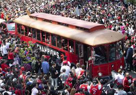 Slavje NBA naslova Toronto Raptors