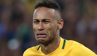 Brazilija v sedmih nebesih: Neymar odločil finale in planil v jok