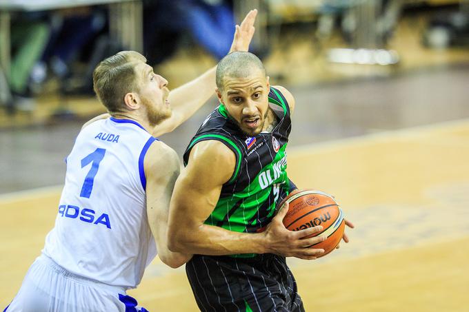 Jordan Morgan je bil junak druge evropske zmage Olimpije v tej sezoni. | Foto: Sportida