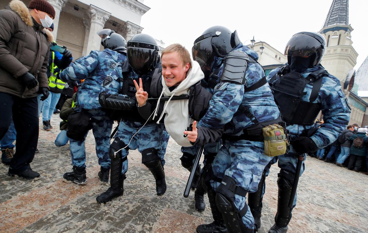 Protest v Moskvi | Foto Reuters