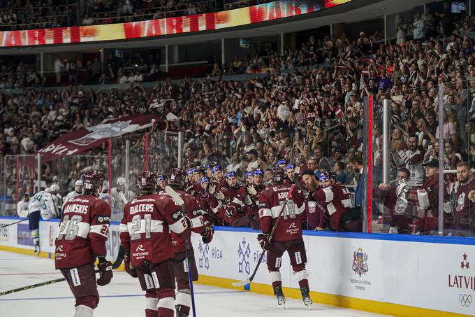 slovenska hokejska reprezentanca : Latvija | Foto: LHF