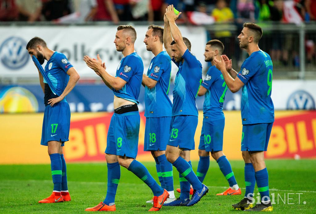 slovenska nogometna reprezentanca Avstrija Celovec kvalifikacije Euro 2020