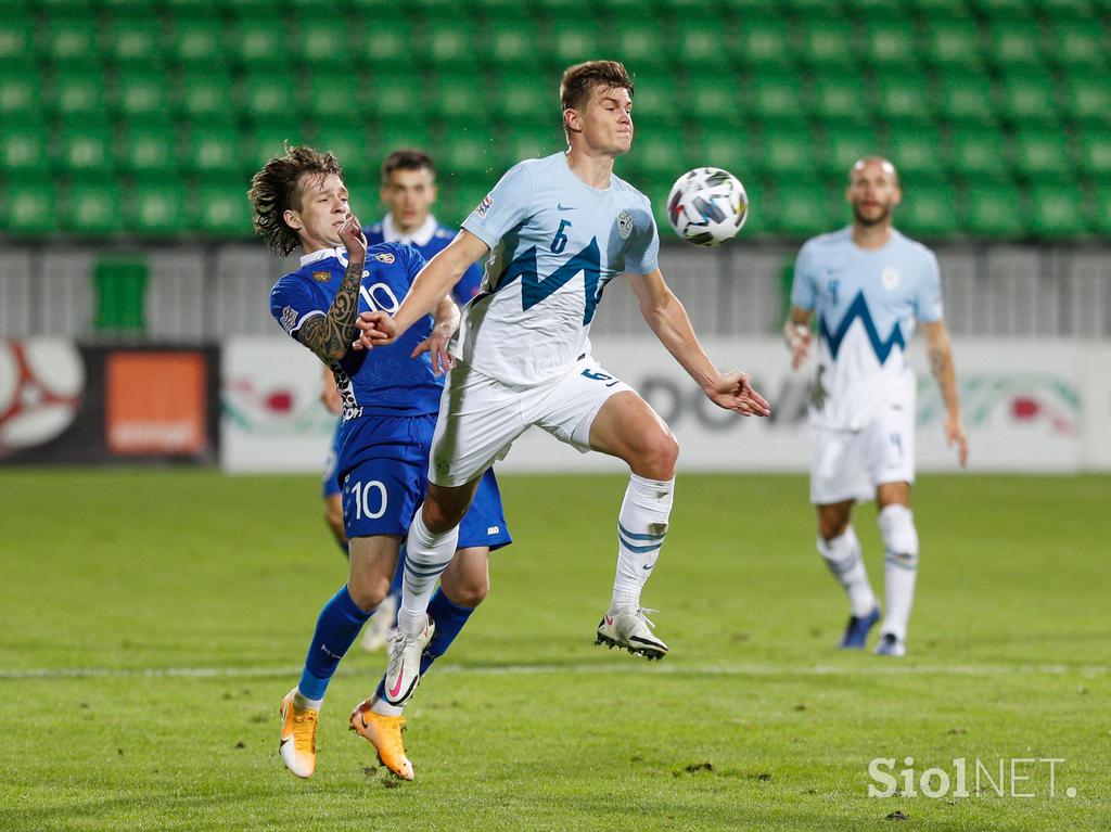 Moldavija : Slovenija, liga narodov, slovenska nogometna reprezentanca