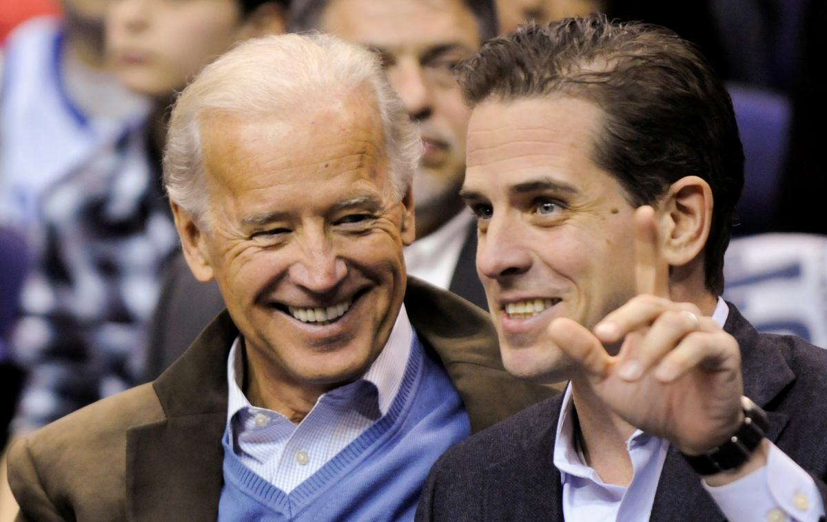 Joe Biden in Hunter Biden | Foto Reuters