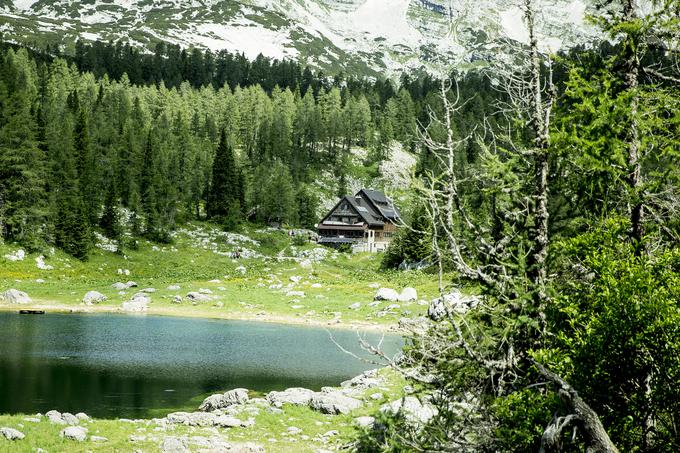 V neposredni bližini Koče pri Triglavskih jezerih je Dvojno jezero, ki je najpogosteje žrtev kršenja pravil. | Foto: Ana Kovač