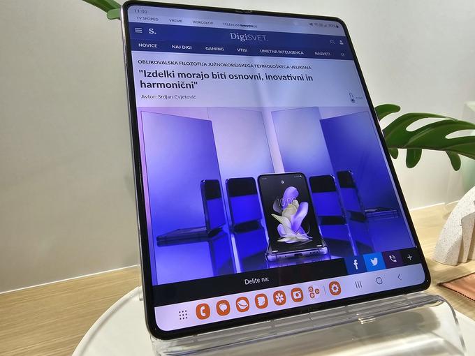 Pregibni pametni telefon Samsung Galaxy Z Fold5 | Foto: Srdjan Cvjetović